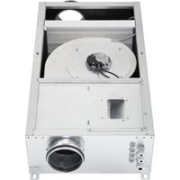 Helios ALB EC 200 EH Außenluft-Box mit E-Heizregister und Luftfilter, 720m3/h, Motor 1-PH 230V, Heizung 3-PH 400V