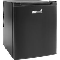 MaxxHome Mini Frigo da Tavolo 42L Mono Porta - Stile Retrò - Controllo Temperatura Regolabile, Adatto per Casa, Ufficio e Altre Applicazioni Domestiche - Colore Nero
