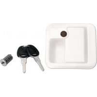 Poignée extérieure blanche pour camping-car – Matériau durable résistant aux intempéries – Ergonomie pour prise en main sécurisée – FAP