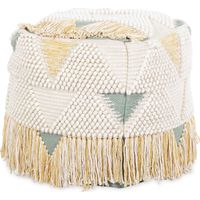 Siège Pouf Style Boho Bali - Jacqueline Multicolore