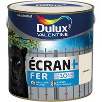 Glänzende Eisenbildschirmfarbe 2l Weiß Creme - Dulux Valentine