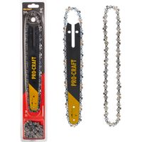 Set Procraft S8 con 2 catene 46 TG + barra di guida da 20 cm per PKA32Li