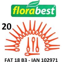 Florabest 20 Kunststoffmesser Florabest Akku Rasentrimmer FAT 18 B3 - 102971 PA6