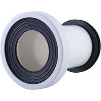1PCS Raccord Toilette, Raccord D'installation D'égout de Toilette Installation de Tuyau de Vidange D'égout de Toilette en Plastique Pièce de Connexion Accessoire de Raccord D'étanchéité