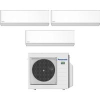 Panasonic Trial Split Inverter Aire Acondicionado Serie ETHEREA BLANCO 7+9+12 con CU-3Z52TBE R-32 Wi-Fi Integrado Color Blanco 7000+9000+12000