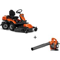 Husqvarna – Rider tondeuse AWD 586 cm³ V-Twin – Compatible plateaux 94-112 cm – Direction articulée – Transmission hydrostatique à pédale