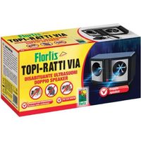 Ultraschallgerät mit Doppel-Lautsprecher für Mäuse und Ratten 200 m2