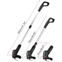 Outil de jardin Tondeuse à gazon sans fil Tondeuse à gazon rechargeable sans fil Tondeuse à gazon pour désherbage de pelouse de jardin.