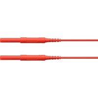 Schützinger Cordon de mesure de sécurité mâle 4 mm mâle 4 mm 150.00 cm rouge 1 pc(s)
