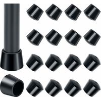 Set mit 16 Stuhlgleitern aus Gummi (25 mm) – Bodenschutz – Geräuschdämpfung – Für den Innen- und Außenbereich geeignet – 16 Stück