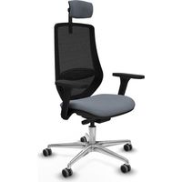 Piqueras y Crespo Mardos Chaise de bureau gris ergonomique