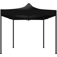 Kebon Tenda / Gazebo Per Giardino 3X3 Impermeabile Tendone Pieghevole Per Fiere E Mercati Colore Nero