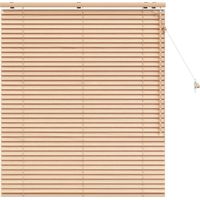 vidaXL Venetian Blind Oak Look 110 x 130 cm 35 mm Solid Paulownia Wood