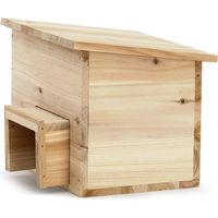 Igelhaus Winterfest Überwinterungs Holz, 20×20 cm