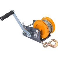 Verricello Manuale Con Cavo 10 Metri Capacità 1133 Kg