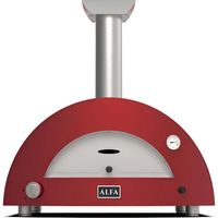 Forno per 2 Pizze a Legna Rosso Antico da Esterno Pietra Refrattaria