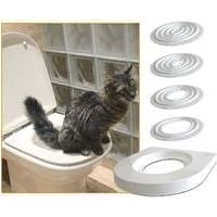 Crea – Kit de toilette pour chat – Bac en plastique non toxique – Convient aux grands chats et chatons – Installation facile