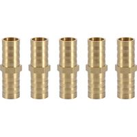 Brass Barbed Straight 2-Way Pipe Connector Tube Joiner Fitting 6/8/10/12/14/16/20mm