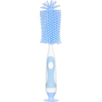 Silicone Bottle Brush Long Handle Baby Bottle Cleaner 360 Degree Soft Bristle for Glass Bottle with