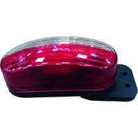 Maxter – Feu de gabarit bicolore à LED – Clignotant rétroviseur gauche – Tension 12V – Dimensions 99 x 42 x 38 mm – Couleur rouge/blanc