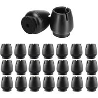Chair Leg Protectors, Chair Pads, 32 Pieces Non-Slip Rubber Chair Leg Protectors, Anti-Scratch Feet Pads with Felt Backing, Rubber Chair Caps (12-16mm)