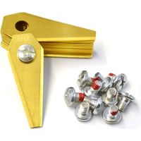 30x lames en titane pour robot de tonte Indego de Bosch - lames de rechange ultra coupantes avec 30 vis - lames de tonte adaptées aux robots de tonte Bosch, s400, s350, s500