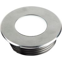 Encastré de sol extérieur ZEPH 2 SLIM 24V rond inox non percée bleu 3x2W - EUROPOLE - 56164