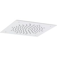 Pommeau de douche encastré au plafond blanc mat Pollini Acqua Design MARTE SD4960303BO Blanc mat