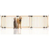 Bettacare Barrière En Bois Multi-panneaux, Barrière Pour Chiens Et Chiots, 296cm De Largeur X 76cm De Hauteur, Bois