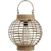 Solarleuchte - SMART GARDEN - Terra - Warmweißes LED - 5 Lumen - Naturbeige - Kunststoff - 23 x 22,5 cm