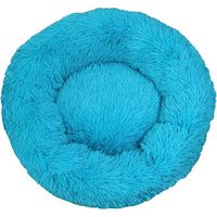 Coussin moelleux lavable pour chat et chien, bleu, 40 cm – DELKEVIC