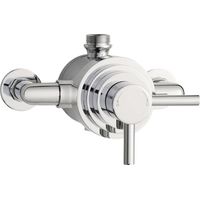 Hudson Reed Tec Dual Exposed Shower Valve Dual Handle - Chrome