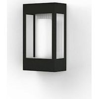 Applique extérieure BRICK2 N1 en verre – Éclairage 100% made in France – Fonte d'aluminium anti-corrosion – Diffusion lumineuse sur 3 faces