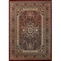 Tapis persan rouge 160 x 230 cm – 100% polypropylène – Jute antidérapant – Hauteur de fils 12mm – Densité 2500g/m2 – Marrakesh
