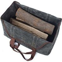 Sac fourre-tout portable pour bois de chauffage - Sac de rangement pour bois de chauffage - Sac de rangement pour bois de chauffage - Sac de rangement pour bois de chauffage