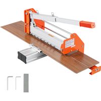 VEVOR Taglierina per Pavimenti in Vinile 304,8 mm, per Pavimenti Laminati Spessore di 12 mm con Leva in Lega di Alluminio, Piastra di Supporto Telescopica, Taglia Determinati di Legno Ingegnerizzato