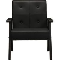 Fauteuil relax Fauteuil noir cuir véritable
