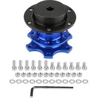 Universeller Rennsportadapter für Schnellverschluss-Autolenkräder (blau).
