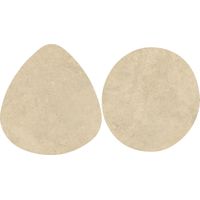 Carrelage effet Pierre Calcaire Beige Sable Galets XL 59,5x59,5x0,9 cm Rocalta - Sol extérieur (vendu par carton de 1,022 m²) - RO'MA CARRELAGE