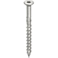 HECO-Topix-Plus Terrassenschraube - Ø5x45mm - Senkkopf mit Fräsrippen - Teilgewinde - T20 - Packung mit 200 Stück - 61749