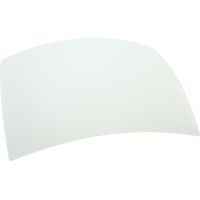 Cristal cuadrado curvado mate 25x25cm