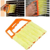 Brosse De Nettoyage En Microfibre Lavable à 7 Lames Pour Stores Et Climatiseurs
