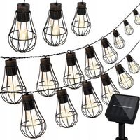 Guirlande d'ampoules solaires pour jardin