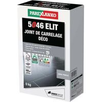 Parexlanko – Joint carrelage gris perle 5 kg – Imperméable pour sols et murs intérieurs/extérieurs – Finesse 1 à 6 mm – L5046GRIPE5