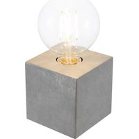 Lampe de table Lampe d'appoint Salon Lampe de lecture Interrupteur Aspect ciment H 10 cm