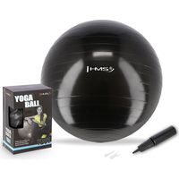 YB01 NUEVO balón de gimnasia negro de 75 cm HMS