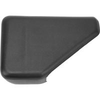 Couvercle de pédale de capuchon d'extrémité de marchepied arrière droit FL3Z 16A455 BA bords ronds remplacement noir haute résistance pour Ford