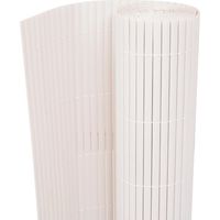 Vidaxl – Clôture PVC double face 90 x 500 cm – Résistante aux intempéries – Facile à couper et à installer – Couleur blanche