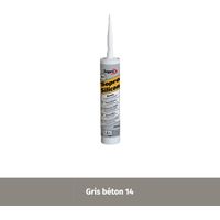 Mastic silicone pour pierre naturelle - Gris béton 14 - 310 ml