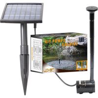 1 Pompe à eau solaire, Panneau 7V CIS, Jet 66cm, Bassin